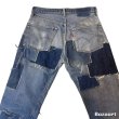 画像5: 70's "LEVI'S　501"　「66 前期」　PATCH　WORK　DENIM　PANTS　W 34 × L 28.5 (5)