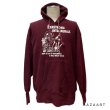 画像17: 80's " 1 wash "　Champion Reverse Weave　PRINTED　SWEAT PARKA　BURGUNDY　SIZE表記：L　very good printed !! (17)