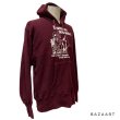 画像22: 80's " 1 wash "　Champion Reverse Weave　PRINTED　SWEAT PARKA　BURGUNDY　SIZE表記：L　very good printed !! (22)