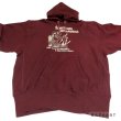 画像5: 80's " 1 wash "　Champion Reverse Weave　PRINTED　SWEAT PARKA　BURGUNDY　SIZE表記：L　very good printed !! (5)