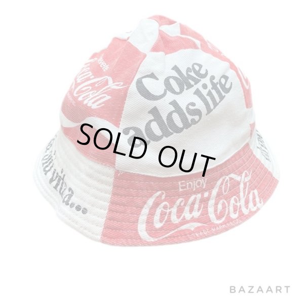 画像1: 70's　"Coca-Cola"　COTTON TWOLL　HAT　good size !! (1)