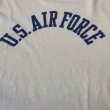 画像4: 60's- "U.S.AIR FORCE"　RINGER　しみ込み PRINTED　Tee SHIRTS　SIZE: 実寸 XL　big size !! (4)