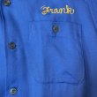 画像11: 50's DEAD STOCK　”King Louie”　Rite - Roll　COLLAR　BOWLING　SHIRT　WITH　⚓　OLD SALTS　FLOCK　PRINTED　AND　EMBROIDERY　SIZE表記：ML (11)