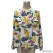 画像20: 40's Montgomery Ward　"CALIFORNIA"　「ABSTRACT　SPEAR　FISHERMAN　PATTERN」　LONG SLEEVE　RAYON　HAWAIIAN　SHIRTS　WHITE　SIZE：M　ON BOOK !! (20)