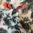 画像6: 50's- "Aloha BRAND"　「PARROT　AND　PALM TREE」　PATTERN　RAYON　HAWAIIAN　SHIRTS　SIZE表記：M (6)