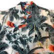画像4: 50's- "Aloha BRAND"　「PARROT　AND　PALM TREE」　PATTERN　RAYON　HAWAIIAN　SHIRTS　SIZE表記：M (4)