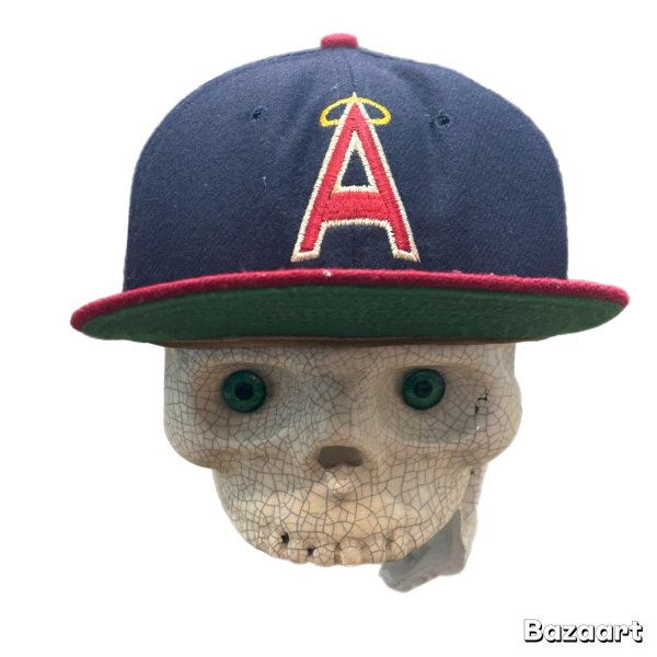 画像14: 70's "ROMAN　PRO"　MLB　「LOS ANGELS　ANGELS」　BASEBALL　CAP (14)