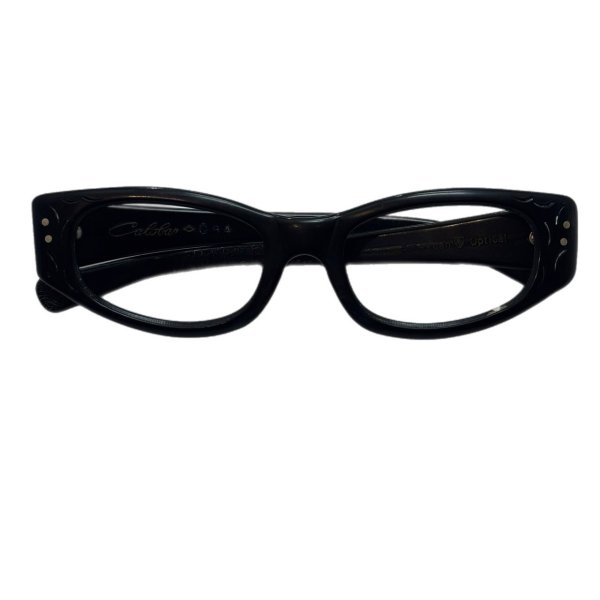 画像1: 50's "American Optical”　「Calobar」　CATS EYE　STYLE　GLASSES　BLACK (1)