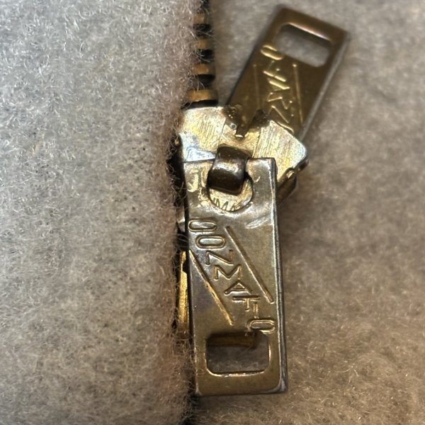 画像6: 50's- REVERSIBLE　NYLON FLEESE × GRAY NYLON　FULL　ZIP.　JACKET　(2) (6)