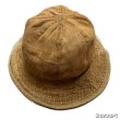 画像3: 1910's World War 1　"U.S.ARMY"　BROWN　杢DENIM　HAT　good size !!　good condition !! (3)