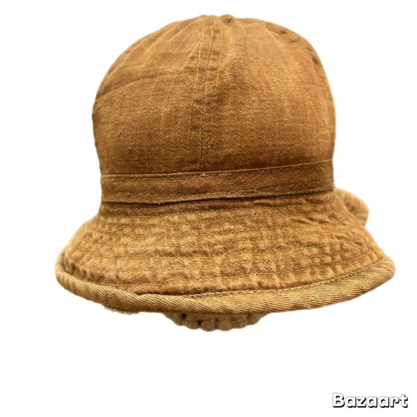 画像11: 1910's World War 1　"U.S.ARMY"　BROWN　杢DENIM　HAT　good size !!　good condition !! (11)
