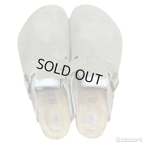 画像1: NEW　MINT CONDITION　”BIRKENSTOCK　BOSTON　VL　TAUPE (レギュラー)”　SUEDE　LEATHER　SANDAL　SIZE:41（26.5cm） (1)
