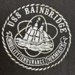 画像8: 60's "USS　BAINBRIDGE”　COLOR FROCK　PRINTED　and 「NAUI」 PATCH　BLACK　OLD　FULL ZIP.　MILITARY　SWEAT SHIRTS　BLACK  !! (8)