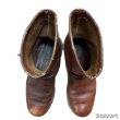 画像5: 40's "HORSE HIDE"　LEATHER　ENGINEER　BOOTS　WITH　CRAPE　SOLE　SIZE：6 D　good condition !! (5)