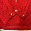画像10: 50's "Montgomery Ward　BRENT”　SPLASHED　PATTERN　PRINTED　CORDUROY　SHIRTS　SIZE：M　good condition !! (10)