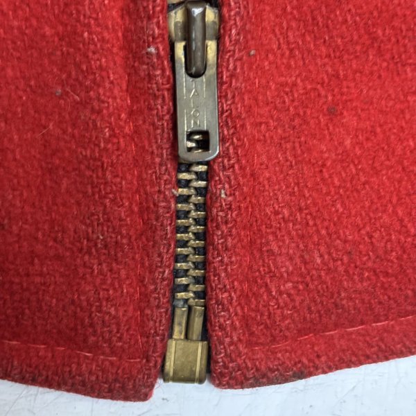 画像6: 50's "BAILEY & HIMES"　「St ANTHONY　BULLDOGS」　FILL ZIP.　ARM LEATHER　BASEBALL JACKET　with BULLDOG PATCH　SIZE:38 (6)