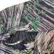 画像9: 50's "B.V.D."　ABSTRACT　PATTERN　RAYON　HAWAIIAN　SHIRTS　BLACK　SIZE：M　15 - 15 1/2 (9)