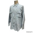 画像25: 50's "BIG YANK"　WITH　ASYMMETRY　POCKET　CHAMBRAY　SHIRTS　マチ付き　BIG SIZE　rare !! (25)