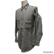 画像27: 30's "BIG YANK"　COTTON　FLANNEL　SHIRTS　with　ASYMMETRY　POCKETS,　STORM　CUFFS,　METAL　BUTTONS,　and so on　SPECIAL !!　 (27)