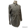 画像28: 30's "BIG YANK"　COTTON　FLANNEL　SHIRTS　with　ASYMMETRY　POCKETS,　STORM　CUFFS,　METAL　BUTTONS,　and so on　SPECIAL !!　 (28)