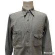 画像10: 30's "BIG YANK"　COTTON　FLANNEL　SHIRTS　with　ASYMMETRY　POCKETS,　STORM　CUFFS,　METAL　BUTTONS,　and so on　SPECIAL !!　 (10)