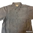 画像4: 30's "BIG YANK"　COTTON　FLANNEL　SHIRTS　with　ASYMMETRY　POCKETS,　STORM　CUFFS,　METAL　BUTTONS,　and so on　SPECIAL !!　 (4)