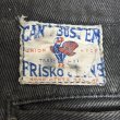 画像2: 40's "CAN'T　BUST 'EM"　「FRISCO　JEANS」 BLACK　COTTON TWILL　WORK PANTS　with SUSPENDER　BUTTON　SIZE: W 36 × L 29　SPECIAL !!　BLACK !!　good size !! (2)