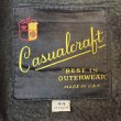 画像2: 50's MINT CONDITION　"Casualcraft"　SHAWL　COLLAR　COTTON　SUEDE　COAT　　 (2)