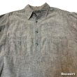 画像3: -30's "IDEAL　SHIRT　CO.” 　PULL OVER　GRAY　COTTON　FLANNEL　SHIRTS　WITH　CHIN STRAP　AND　METAL BUTTON　SPECIAL !!　good condition !!　good size !! (3)