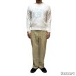 画像18: 50's "THE　CITADEL　BULLDOGS"　しみ込み PRINTED　FRONT V　SWEAT　SHIRTS　SIZE:実寸 XL (18)