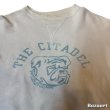 画像4: 50's "THE　CITADEL　BULLDOGS"　しみ込み PRINTED　FRONT V　SWEAT　SHIRTS　SIZE:実寸 XL (4)
