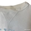 画像7: 50's "THE　CITADEL　BULLDOGS"　しみ込み PRINTED　FRONT V　SWEAT　SHIRTS　SIZE:実寸 XL (7)