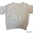 画像6: 50's "THE　CITADEL　BULLDOGS"　しみ込み PRINTED　FRONT V　SWEAT　SHIRTS　SIZE:実寸 XL (6)