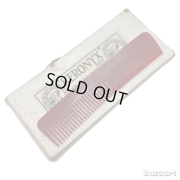 画像1: 1920's DEAD STOCK　COMB　CLEAR RED　COLOR (1)