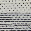 画像6: 50's "Sportswear”　WHITE × NAVY　PIN DOT　PATTERN　JACQUARD　KNIT　Tee SHIRTS　rare !! (6)