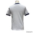 画像17: 50's "Sportswear”　WHITE × NAVY　PIN DOT　PATTERN　JACQUARD　KNIT　Tee SHIRTS　rare !! (17)