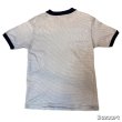 画像3: 50's "Sportswear”　WHITE × NAVY　PIN DOT　PATTERN　JACQUARD　KNIT　Tee SHIRTS　rare !! (3)