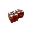 画像4: 50's DEAD STOCK　"Harrah's"　DICES　CHARM　WITH　BALLCHAIN (4)