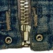 画像6: 1936's　"SANFORIZED tag"　襟付き　FULL ZIP.　DENIM　WORK　JACKET　WITH　TALON　RIVET　ZIPPER,　3 PATCH　POCKETS　AND　巻き DENIM　ハトメ付き　SIZE:実寸 42 - 44程　SUPER SPECIAL !! (6)