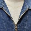 画像38: 1936's　"SANFORIZED tag"　襟付き　FULL ZIP.　DENIM　WORK　JACKET　WITH　TALON　RIVET　ZIPPER,　3 PATCH　POCKETS　AND　巻き DENIM　ハトメ付き　SIZE:実寸 42 - 44程　SUPER SPECIAL !! (38)