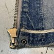 画像22: 1936's　"SANFORIZED tag"　襟付き　FULL ZIP.　DENIM　WORK　JACKET　WITH　TALON　RIVET　ZIPPER,　3 PATCH　POCKETS　AND　巻き DENIM　ハトメ付き　SIZE:実寸 42 - 44程　SUPER SPECIAL !! (22)