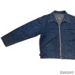 画像11: 1936's　"SANFORIZED tag"　襟付き　FULL ZIP.　DENIM　WORK　JACKET　WITH　TALON　RIVET　ZIPPER,　3 PATCH　POCKETS　AND　巻き DENIM　ハトメ付き　SIZE:実寸 42 - 44程　SUPER SPECIAL !! (11)