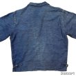 画像14: 1936's　"SANFORIZED tag"　襟付き　FULL ZIP.　DENIM　WORK　JACKET　WITH　TALON　RIVET　ZIPPER,　3 PATCH　POCKETS　AND　巻き DENIM　ハトメ付き　SIZE:実寸 42 - 44程　SUPER SPECIAL !! (14)