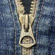画像36: 1936's　"SANFORIZED tag"　襟付き　FULL ZIP.　DENIM　WORK　JACKET　WITH　TALON　RIVET　ZIPPER,　3 PATCH　POCKETS　AND　巻き DENIM　ハトメ付き　SIZE:実寸 42 - 44程　SUPER SPECIAL !! (36)