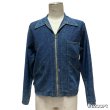 画像39: 1936's　"SANFORIZED tag"　襟付き　FULL ZIP.　DENIM　WORK　JACKET　WITH　TALON　RIVET　ZIPPER,　3 PATCH　POCKETS　AND　巻き DENIM　ハトメ付き　SIZE:実寸 42 - 44程　SUPER SPECIAL !! (39)