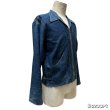 画像43: 1936's　"SANFORIZED tag"　襟付き　FULL ZIP.　DENIM　WORK　JACKET　WITH　TALON　RIVET　ZIPPER,　3 PATCH　POCKETS　AND　巻き DENIM　ハトメ付き　SIZE:実寸 42 - 44程　SUPER SPECIAL !! (43)