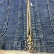 画像9: 1936's　"SANFORIZED tag"　襟付き　FULL ZIP.　DENIM　WORK　JACKET　WITH　TALON　RIVET　ZIPPER,　3 PATCH　POCKETS　AND　巻き DENIM　ハトメ付き　SIZE:実寸 42 - 44程　SUPER SPECIAL !! (9)
