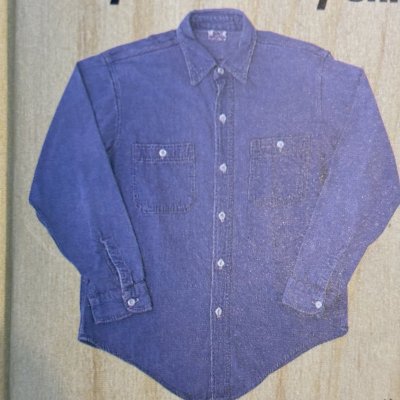 画像2: 50's　"SEARS"　DENIM　WORK　SHIRTS　ON BOOK　good size !!　good condition !!