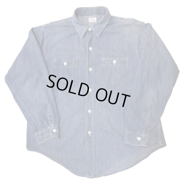 画像1: 60's "Sears"　DENIM　WORK　SHIRTS　good size !! (1)