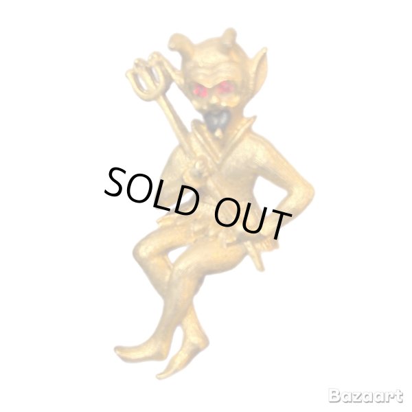 画像1: around 70's MINT CONDITION　"DEVIL"　PINS (1)